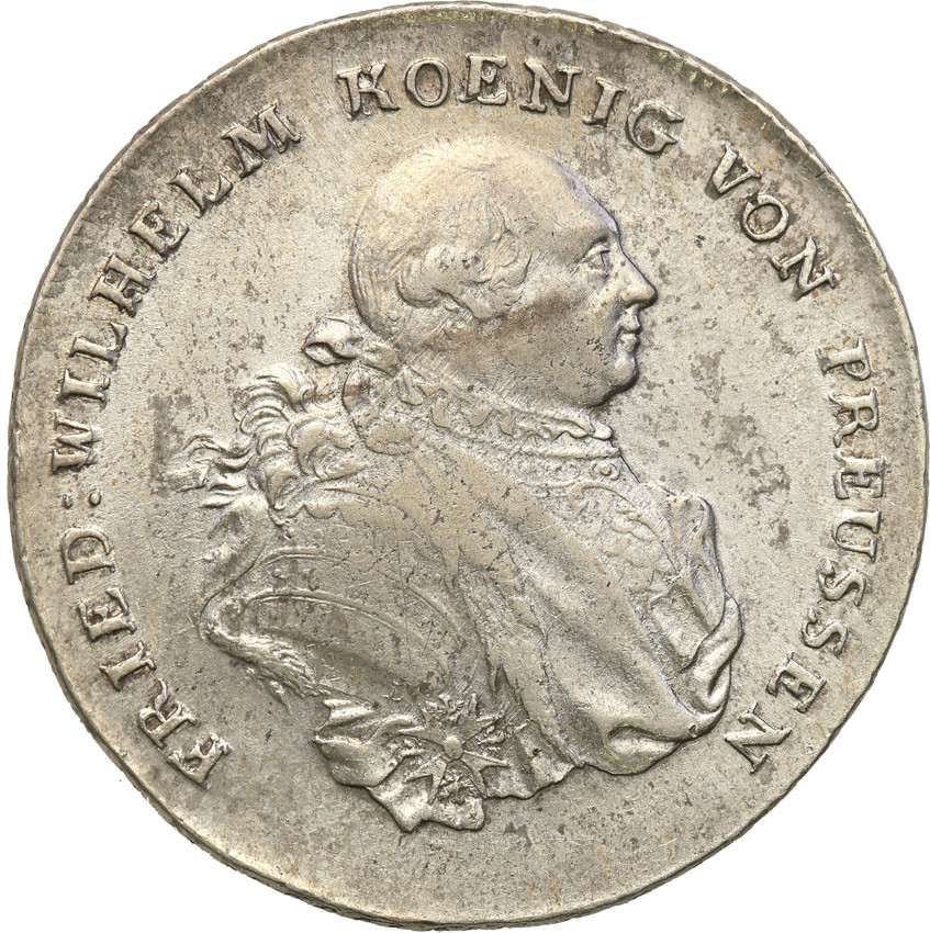 Niemcy, Prusy. Fryderyk Wilhelm II (1786-1797), talar 1791 B, Wrocław